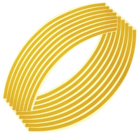 AG555D Naklejki odblaskowe na koła yellow AG555D Naklejki odblaskowe na koła yellow