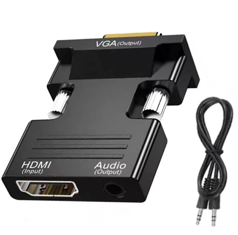 HD38 Konwerter hdmi do vga d-sub audio HD38 Konwerter hdmi do vga d-sub audio