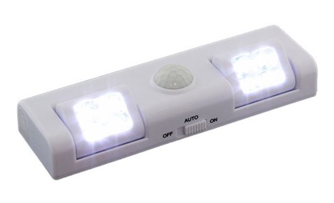 ZD26A Lampka 8 led czujnik ruchu biała ZD26A Lampka 8 led czujnik ruchu biała