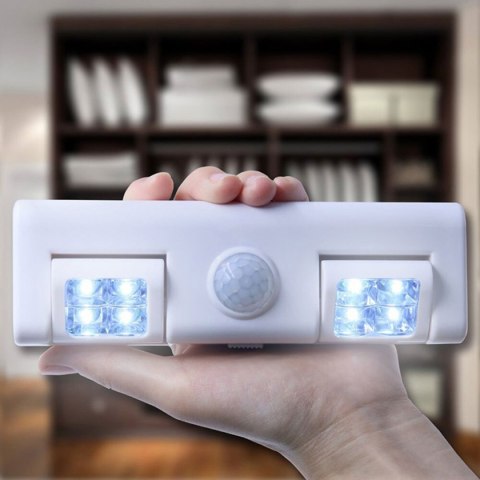 ZD26A Lampka 8 led czujnik ruchu biała ZD26A Lampka 8 led czujnik ruchu biała