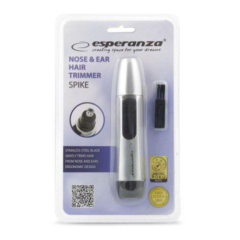 EBG004S Esperanza trymer do nosa i uszu spike srebrny EBG004S Esperanza trymer do nosa i uszu spike srebrny