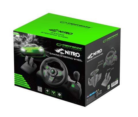 EGW102 Esperanza kierownica nitro pc/ps3 EGW102 Esperanza kierownica nitro pc/ps3