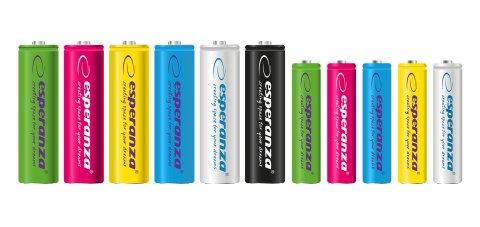 EZA108 Esperanza akumulatorki ni-mh aa 2000mah 4szt. mix kolorów EZA108 Esperanza akumulatorki ni-mh aa 2000mah 4szt. mix kolorów