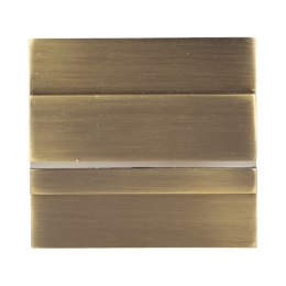 CYGNUS LED 1,2W, oprawa schodowa natynkowa, 12V DC, 100lm, 6000K, mosiądz