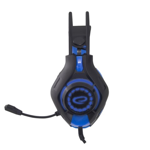 EGH420B Esperanza słuchawki z mikrofonem gaming deathstrike niebieskie EGH420B Esperanza słuchawki z mikrofonem gaming deathstrike niebieskie
