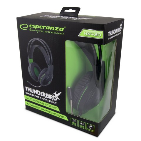 EGH430 Esperanza słuchawki z mikrofonem gaming thunderbird EGH430 Esperanza słuchawki z mikrofonem gaming thunderbird