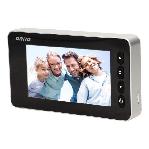 Elektroniczny wizjer do drzwi 4,7" z funkcją nagrywania na kartę Micro SD, czujnikiem ruchu i menu w 9 językach, bateryjny Elektroniczny wizjer do drzwi 4,7" z funkcją nagrywania na kartę Micro SD, czujnikiem ruchu i menu w 9 językach, bateryjny