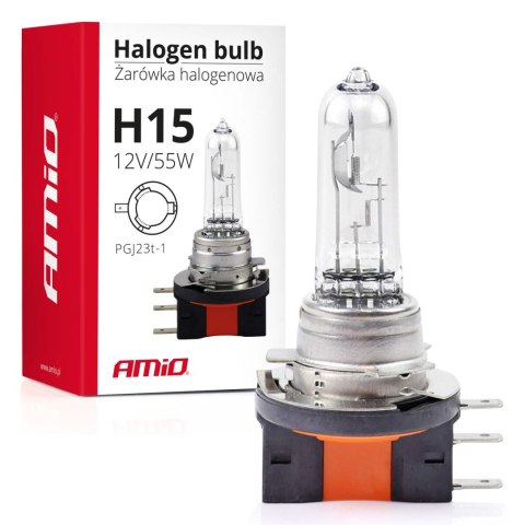 Żarówka halogenowa h15 12v 55w amio-01490 Żarówka halogenowa h15 12v 55w amio-01490