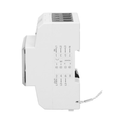 3-fazowy licznik energii elektrycznej, 80A, port RS-485, MID, 3 moduły, DIN TH-35mm 3-fazowy licznik energii elektrycznej, 80A, port RS-485, MID, 3 moduły, DIN TH-35mm