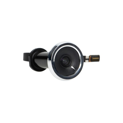 Elektroniczny wizjer do drzwi 4", szerokokątny obiektyw, bateryjny, srebrny Elektroniczny wizjer do drzwi 4", szerokokątny obiektyw, bateryjny, srebrny