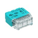 Złączka instalacyjna wciskana 3-przewodowa; na drut 0,75-2,5mm?; IEC 300V/24A; 10 szt.