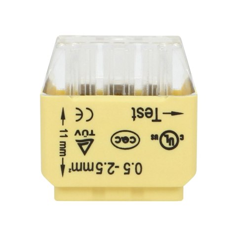 Złączka instalacyjna wciskana 6-przewodowa; dwurzędowa; na drut 0,75-2,5mm?; IEC 300V/24A; 10 szt. Złączka instalacyjna wciskana 6-przewodowa; dwurzędowa; na drut 0,75-2,5mm?; IEC 300V/24A; 10 szt.