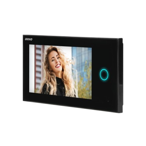 Wideo monitor bezsłuchawkowy, kolorowy, LCD 7", dotykowy, WI-FI, do zestawu APPOS, otwieranie bramy, czarny Wideo monitor bezsłuchawkowy, kolorowy, LCD 7", dotykowy, WI-FI, do zestawu APPOS, otwieranie bramy, czarny