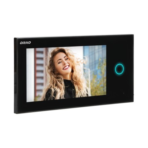 Wideo monitor bezsłuchawkowy, kolorowy, LCD 7", dotykowy, WI-FI, do zestawu APPOS, otwieranie bramy, czarny Wideo monitor bezsłuchawkowy, kolorowy, LCD 7", dotykowy, WI-FI, do zestawu APPOS, otwieranie bramy, czarny