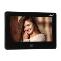 Zestaw wideodomofonowy, bezsłuchawkowy kolor, LCD 7", dotykowy, menu OSD, pamięć, gniazdo na kartę SD, DVR, sterowanie bramą, cz