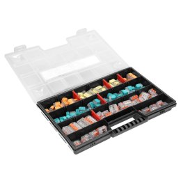Zestaw złączek instalacyjnych HOUSE PREMIUM, 151 sztuk. Wciskane: 25x 2-przew. 25x 3-przew. 20x 4-przew. 15x 5-przew. 10x 6-prze