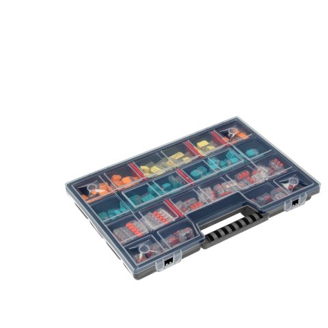 Zestaw złączek instalacyjnych HOUSE PREMIUM, 151 sztuk. Wciskane: 25x 2-przew. 25x 3-przew. 20x 4-przew. 15x 5-przew. 10x 6-prze Zestaw złączek instalacyjnych HOUSE PREMIUM, 151 sztuk. Wciskane: 25x 2-przew. 25x 3-przew. 20x 4-przew. 15x 5-przew. 10x 6-prze