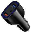 PLS34E Ładowarka sam. qc 3.0 typ-c 2xusb