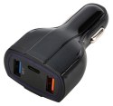 PLS34E Ładowarka sam. qc 3.0 typ-c 2xusb