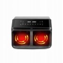 ELDOM Frytkownica dwukomorowa, beztłuszczowa, Airfryer, duża podwójna 8l