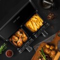 ELDOM Frytkownica dwukomorowa, beztłuszczowa, Airfryer, duża podwójna 8l