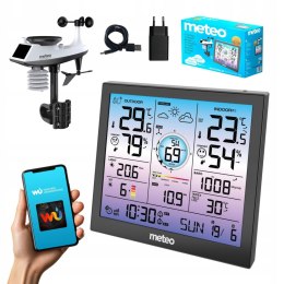 METEO Stacja Pogodowa POGODY Bezprzewodowa METEO Higrometr Barometr WIFI SP602