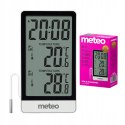METEO Stacja Pogodowa Termometr zewnętrzny pokojowy wewnętrzny METEO SP111B