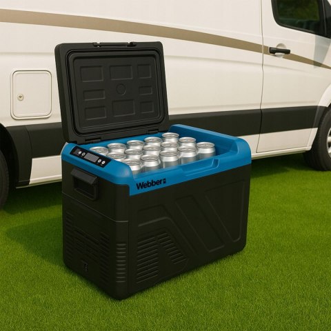 WEBBER LODÓWKA KOMPRESOROWA ZAMRAŻARKA TURYSTYCZNA SAMOCHODOWA 12V/230V 32L SMART WEBBER LODÓWKA KOMPRESOROWA ZAMRAŻARKA TURYSTYCZNA SAMOCHODOWA 12V/230V 32L SMART