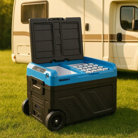 WEBBER LODÓWKA KOMPRESOROWA ZAMRAŻARKA TURYSTYCZNA SAMOCHODOWA 12V/230V 40L SMART WEBBER LODÓWKA KOMPRESOROWA ZAMRAŻARKA TURYSTYCZNA SAMOCHODOWA 12V/230V 40L SMART