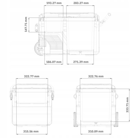 WEBBER LODÓWKA KOMPRESOROWA ZAMRAŻARKA TURYSTYCZNA SAMOCHODOWA 12V/230V 40L SMART WEBBER LODÓWKA KOMPRESOROWA ZAMRAŻARKA TURYSTYCZNA SAMOCHODOWA 12V/230V 40L SMART