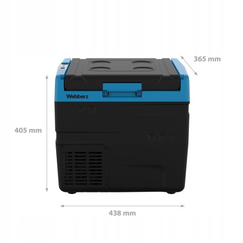 WEBBER MOCNA LODÓWKA KOMPRESOROWA ZAMRAŻARKA TURYSTYCZNA SAMOCHODOWA 12V/230V 20L WEBBER MOCNA LODÓWKA KOMPRESOROWA ZAMRAŻARKA TURYSTYCZNA SAMOCHODOWA 12V/230V 20L