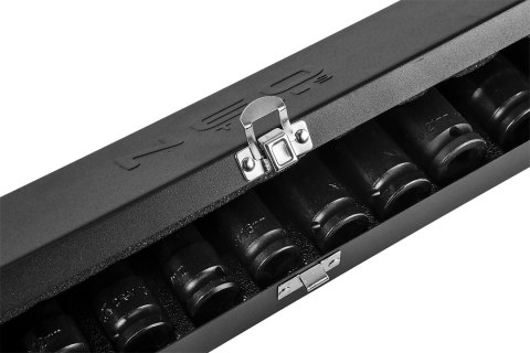Nasadki udarowe 1/2", 10-24 mm, zestaw 11 szt. Nasadki udarowe 1/2", 10-24 mm, zestaw 11 szt.