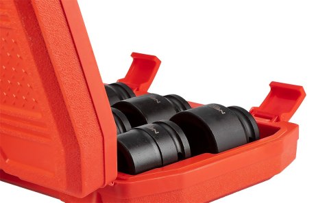 Nasadki udarowe 3/4", 26-38 mm, zestaw 8 szt. Nasadki udarowe 3/4", 26-38 mm, zestaw 8 szt.