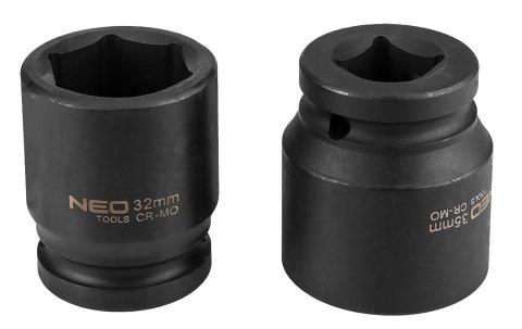Nasadki udarowe 3/4", 26-38 mm, zestaw 8 szt. Nasadki udarowe 3/4", 26-38 mm, zestaw 8 szt.