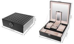 Beautylushh Kuferek na biżuterię - czarny Beautylushh