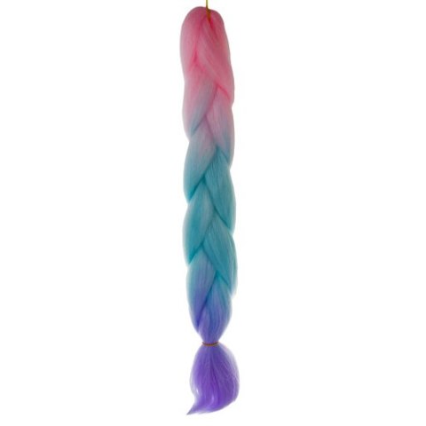 Soulima Włosy syntetyczne warkoczyki ombre róż/ni/f W10341 Soulima Włosy syntetyczne warkoczyki ombre róż/ni/f W10341