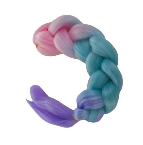 Soulima Włosy syntetyczne warkoczyki ombre róż/ni/f W10341 Soulima Włosy syntetyczne warkoczyki ombre róż/ni/f W10341