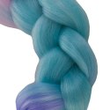 Soulima Włosy syntetyczne warkoczyki ombre róż/ni/f W10341