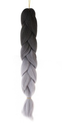Soulima Włosy syntetyczne warkoczyki ombre sz/sz W10345 Soulima Włosy syntetyczne warkoczyki ombre sz/sz W10345