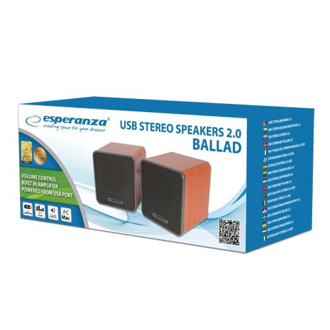 EP152 Esperanza głośniki 2.0 usb ballad EP152 Esperanza głośniki 2.0 usb ballad