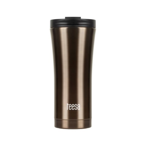 Kubek termiczny TEESA 500ml dark brown Kubek termiczny TEESA 500ml dark brown