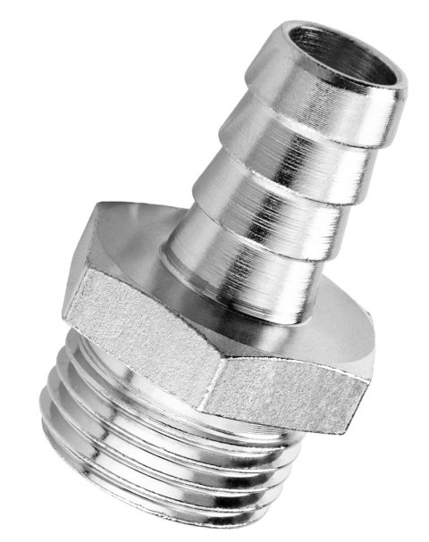 Złącze do węża 12 mm z gwintem zewnętrznym 1/2" Złącze do węża 12 mm z gwintem zewnętrznym 1/2"