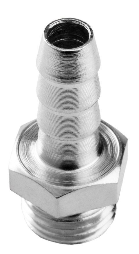 Złącze do węża 8 mm z gwintem zewnętrznym 1/4" Złącze do węża 8 mm z gwintem zewnętrznym 1/4"