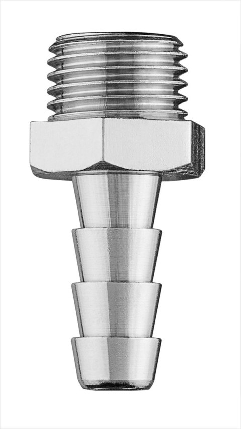 Złącze do węża 8 mm z gwintem zewnętrznym 1/4" Złącze do węża 8 mm z gwintem zewnętrznym 1/4"