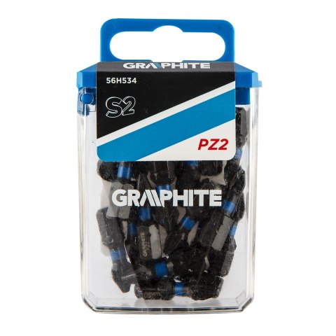 Bity udarowe PZ2 x 25 mm, 20 szt. Bity udarowe PZ2 x 25 mm, 20 szt.
