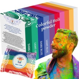 Holi Cow Kolorowy proszek Holi- zestaw 10x100g