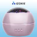 Izoxis Lampka nocna z projektorem- różowa LP16859