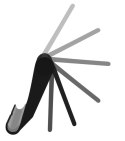 Izoxis Uchwyt - podstawka na telefon czarna