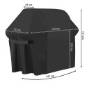 Kaminer Pokrowiec na grill ogrodowy 147x61x122cm