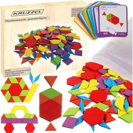 Kruzzel Układanka edukacyjna- figury geometryczne
